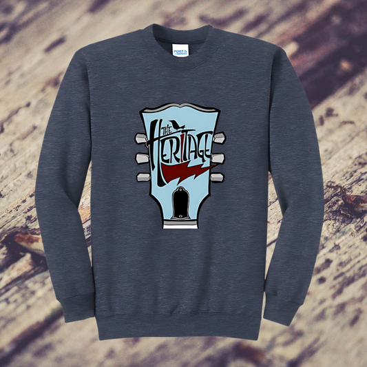 Guitar Logo Crewneck Sweatshirt